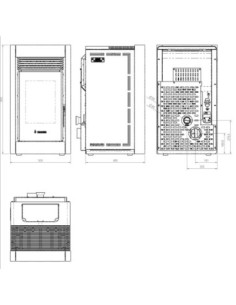 Pellets aire 11kW - Sundoro Piedra Natural 2