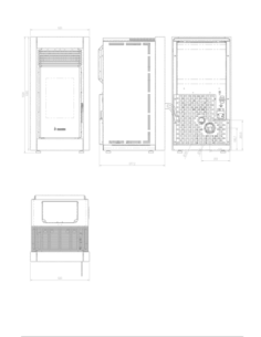Pellets aire 13kW - Sundoro Piedra Natural 2