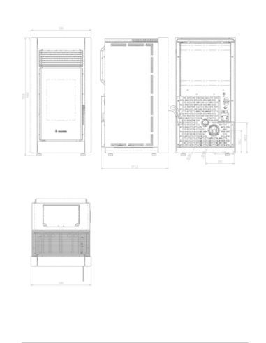 Pellets aire 13kW - Sundoro Piedra Natural