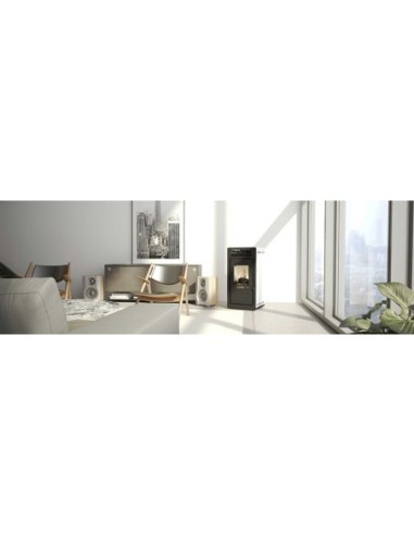 Estufa de pellets canalizable - Teide Air 13 kW