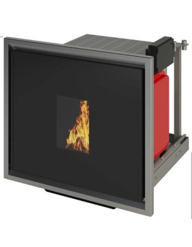 Estufa de pellets insertable hidro Manau-kea 15kw