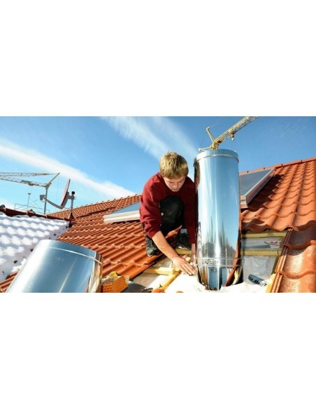 Instalación de chimeneas para estufas de pellet