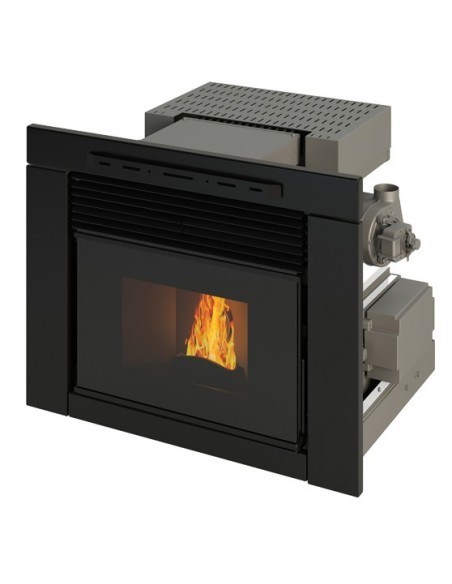 Chimenea de pellets canalizable - Insert FREYA 12kW