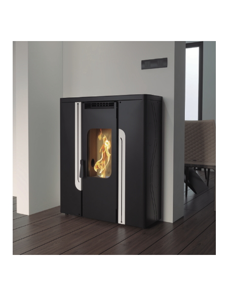 Estufa de pellets de pasillo 12 kw Bymor