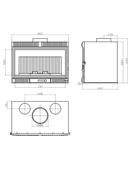 Cassete 80 fundición 17kW NUSA
