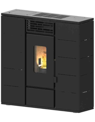 Mini estufa de pellets de pasillo - Pilo 9 kW