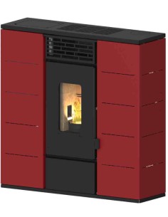 Mini estufa de pellets de pasillo - Pilo 9 kW 2