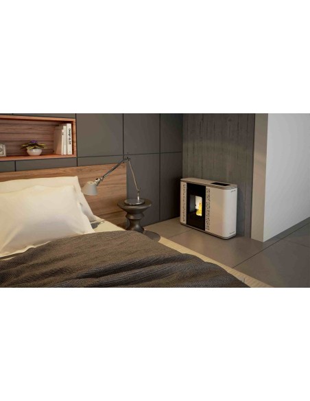 Mini estufa de pellets de pasillo Oshima 7kW