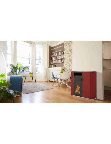 Mini estufa de pellets de pasillo Oshima 7kW