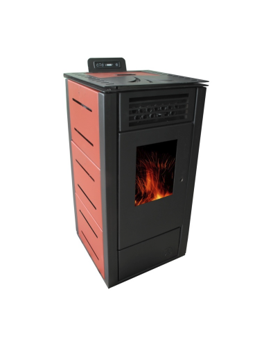 Cristal serigraficado Estufa Pellet Atica 8kW