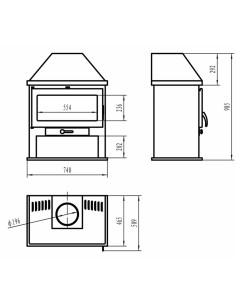 Estufa campana 12kw - Hera 2