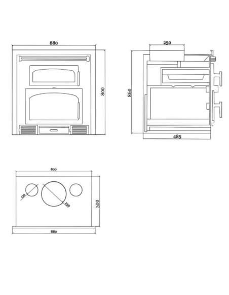 Horno de leña THOR 14kw