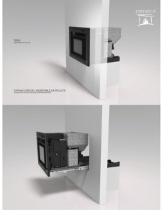 Insert pellets - Insert DIONE 11 kW 2