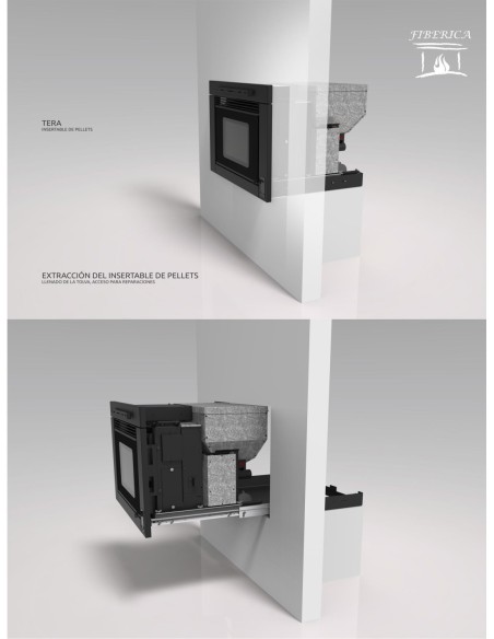 Insert pellets - Insert DIONE 11 kW