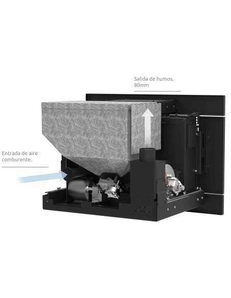 Insert pellets - Insert DIONE 11 kW