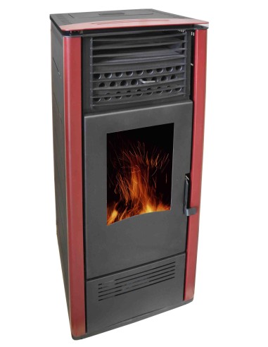 Cristal vitrocerámico estufa pellet Oslo 12kW