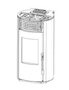 Extractor humos estufa pellet EGAS 9kW 2