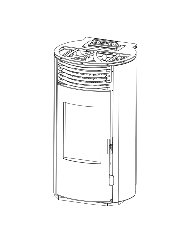 Extractor humos estufa pellet EGAS 9kW