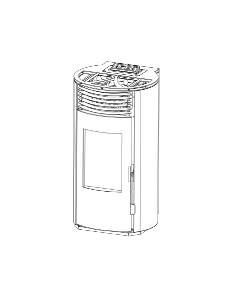 Extractor humos estufa pellet EGAS 9kW