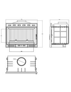 Hogar bloque de fundición 12kW - Creta 2