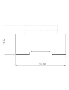 Deflector de humos - Estufa pellet Mesenia 2