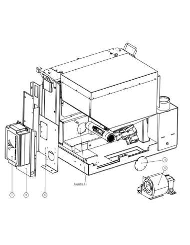 Turbina Centrifugal Insert pellet Tera 8kW