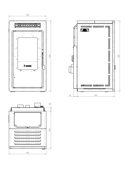 Motor alimentador Estufa Pellet Etna 9-11kW