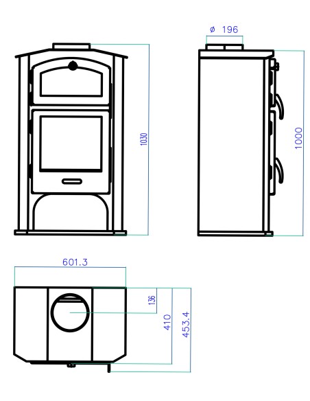 Horno de leña - Eubea 11 Kw