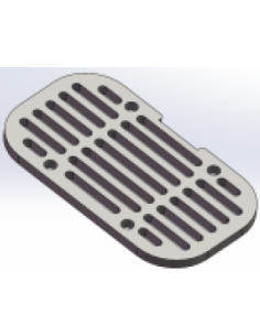 Rejilla Brasero Rectangular 22-28 kW