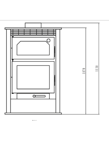 Horno de leña TALOS 14 Kw