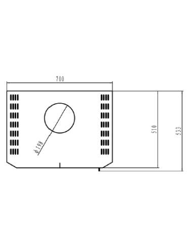 Horno de leña TALOS 14 Kw