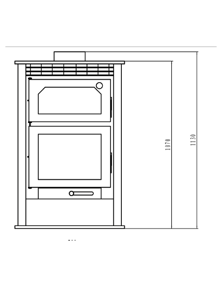 Pedido Francisco Plaza Horno de leña TALOS 14 Kw + tubos
