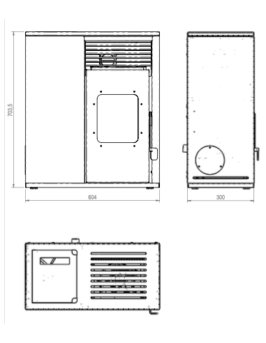 Manual mantenimiento: estufa pellet canalizada...