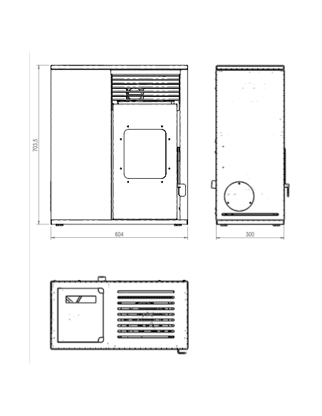 Manual mantenimiento: estufa pellet canalizada Tracia 7 kW