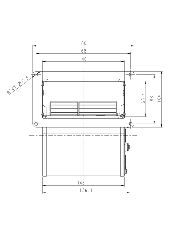 Turbina centrífuga µGT400 – aire canalizado pellet