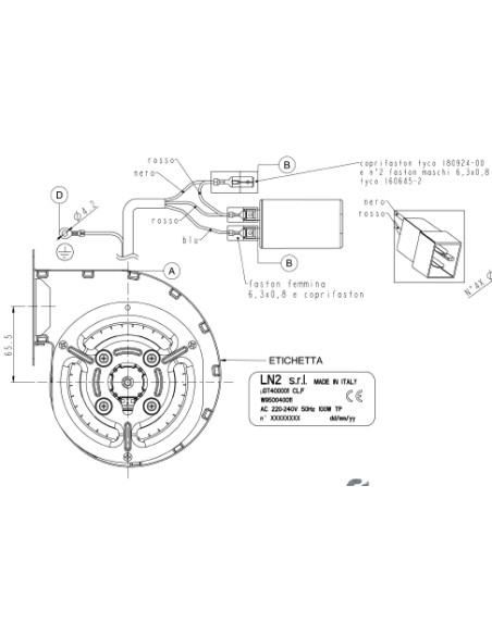 Turbina centrífuga µGT400 – aire canalizado pellet