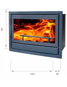 Cassete de leña Perséfore 100- 16kw