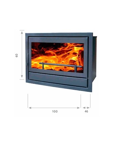 Cassete de leña Perséfore 100- 16kw