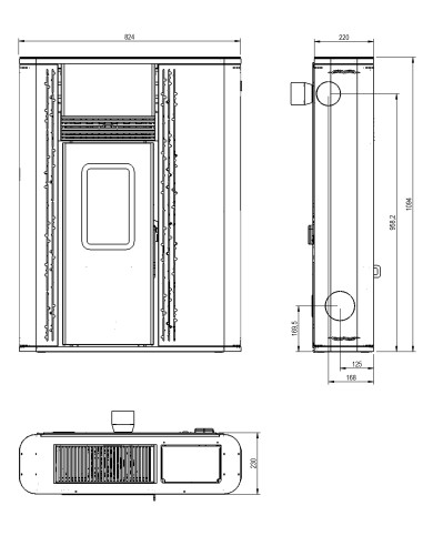 Kit de mantenimiento - Estufa pellet Apo 12kW