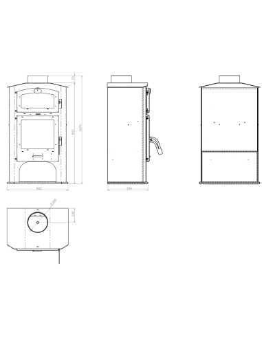 Horno de leña - EIR 11 Kw