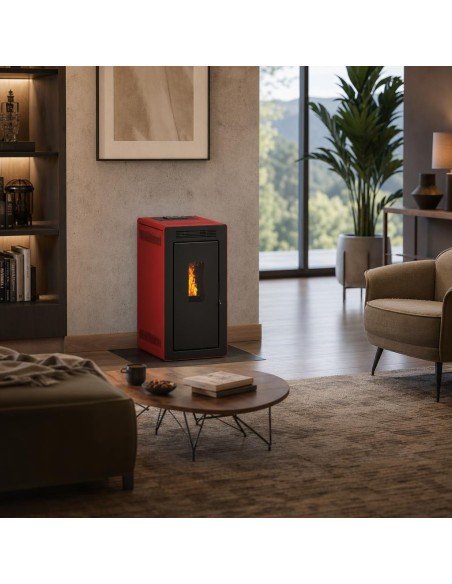Estufa de pellets hidro - DALIA 14 Kw