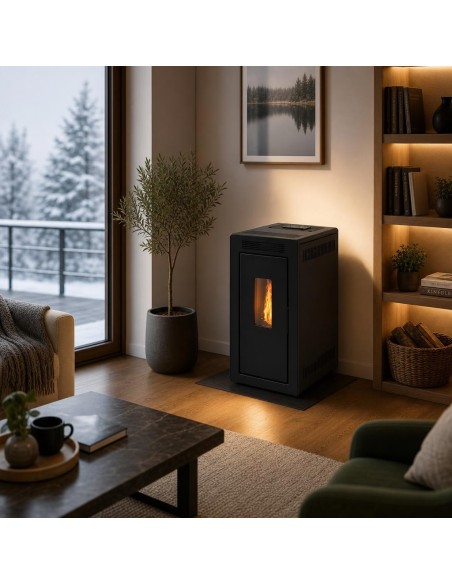 Estufa de pellets hidro - DALIA 14 Kw