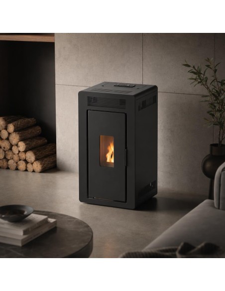 Estufa de pellets hidro - LOKI 24 kW