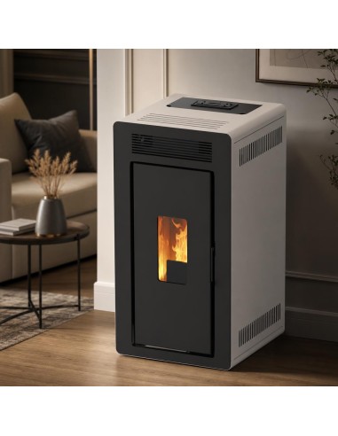 Estufa de pellets hidro - LOKI 24 kW