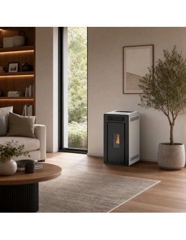 Estufa de pellets hidro - LOKI 24 kW
