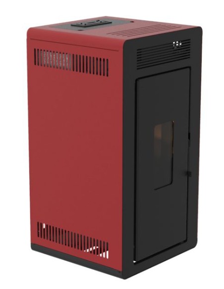 Estufa de pellets hidro - LOKI 24 kW