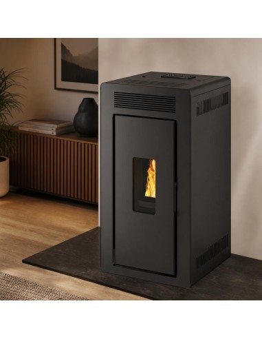Estufa de pellets hidro - LOKI 24 kW