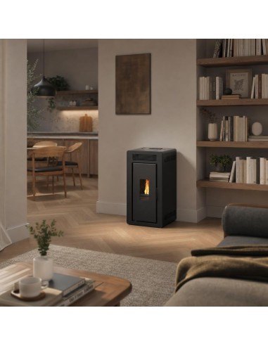 Estufa de pellets hidro - LOKI 24 kW