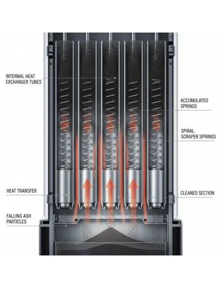 Estufa de pellets hidro - LOKI 24 kW
