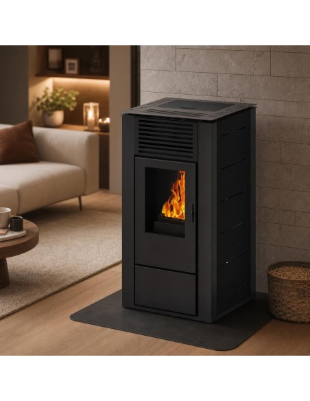 Estufa de Pellets canalizable HERMOD 14kw
